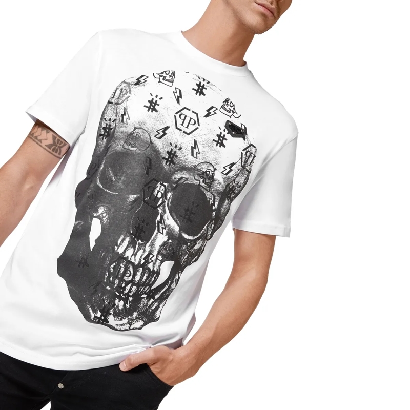 Philipp Plein T-Shirt T-Shirt Skull weiss(Image 5)
