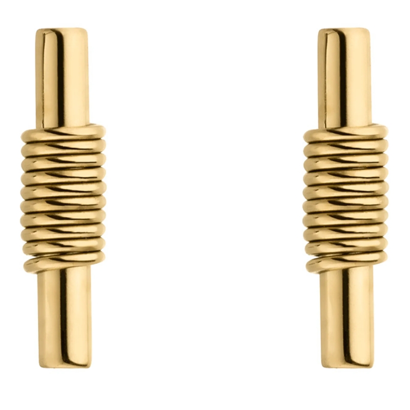 Liebeskind Berlin Ohrstecker Edelstahl Twist gold(Image 3)