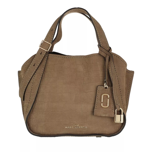 Marc Jacobs The Director Hobo Bag Embossed Croc Taupe Tote
