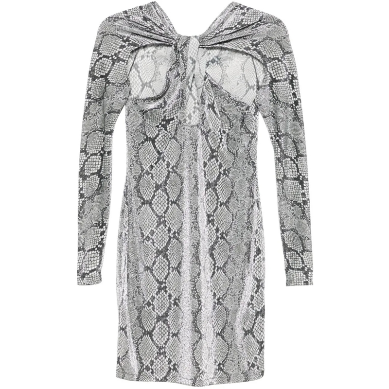 Coperni Midikleid Dresses Snake Print mehrfarbig