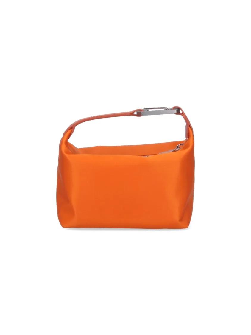 Eera Crossbody bags "Nylon Moon" Top Handle Bag – Orange in oranje