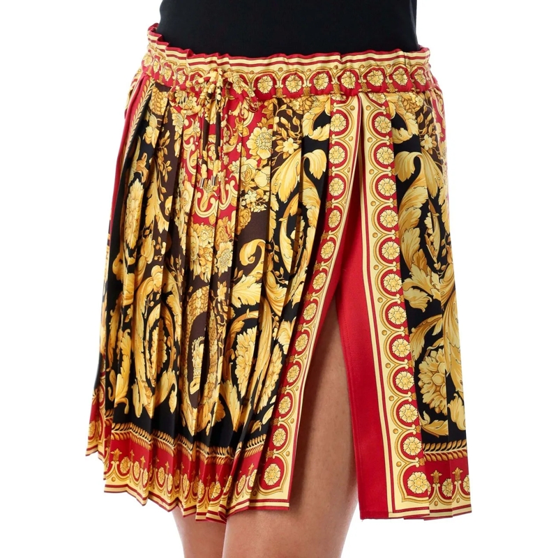 Versace Minijupe Mini Skirt Parada Barocco Parade Barocco Red mehrfarbig(Image 3)