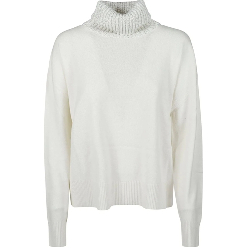 Fabiana Filippi Sweatshirts Turtle Neck Sweater White weiß