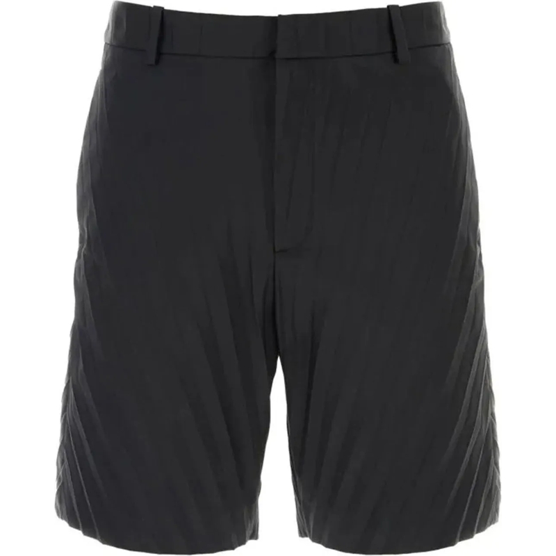 Valentino Garavani Korte broek Nylon Bermuda Shorts With Tailored Design Black