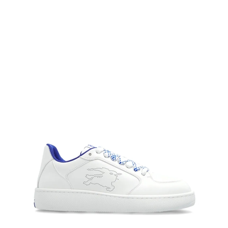 Burberry Lage-top sneaker White Calf Leather Sneakers With Textured Tpu Sole White