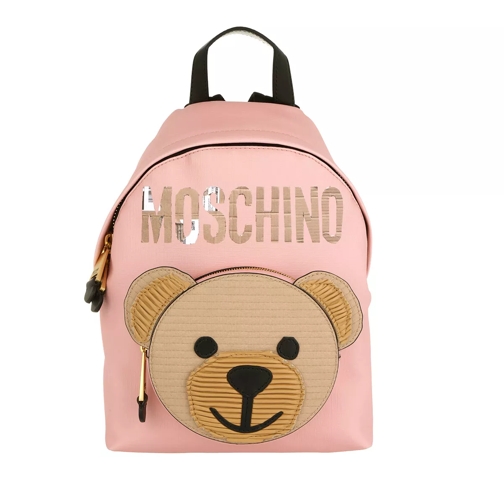 Moschino Ready To Bear Backpack Pink Rucksack