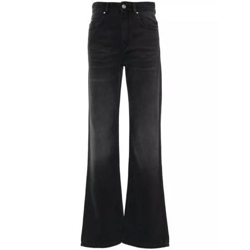 Isabel Marant Belvira High-Rise Bootcut Black Jeans Black 