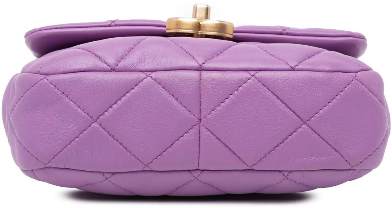 Thumbnail - Chanel Hobo Bags - Mini Quilted Lambskin Candy Chain Flap - Gr. unisize - in Orange - für Damen