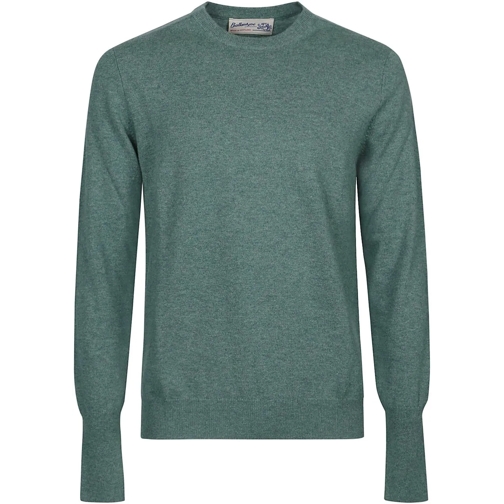 Ballantyne Sweatshirts Plain Sweater Green grün