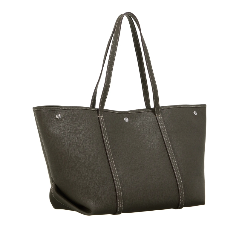 Lauren Ralph Lauren Shopper Emerie Tote Tote Large Dark Olive(Image 3)