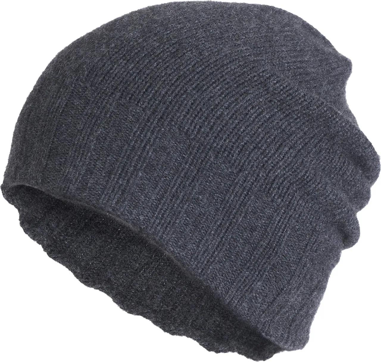 Isabel Benenato Vrouw Grijs Handschoenen - Bonnet Gris Cachemire 100% Femme H In