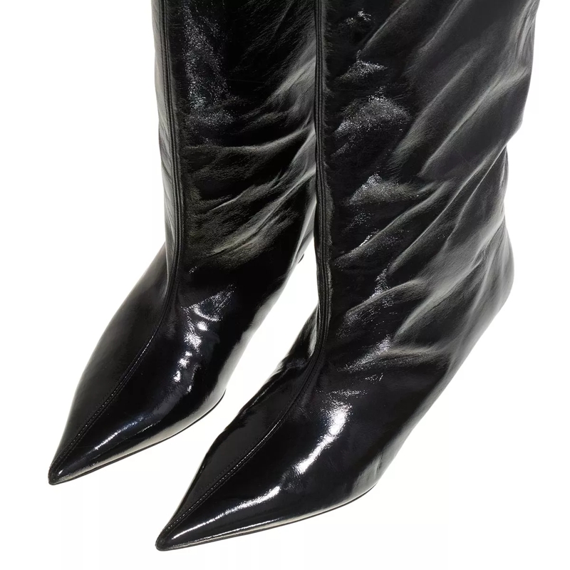 GANNI Stiefel Soft Slouchy High Shaft Boot Naplack(Image 4)