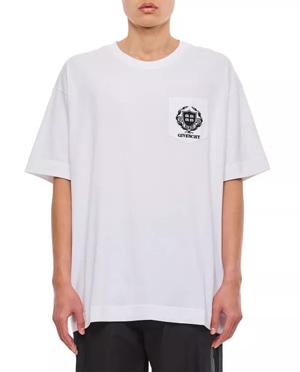 Givenchy - Casual Short Sleeve Front Pocket Base - Größe M - white