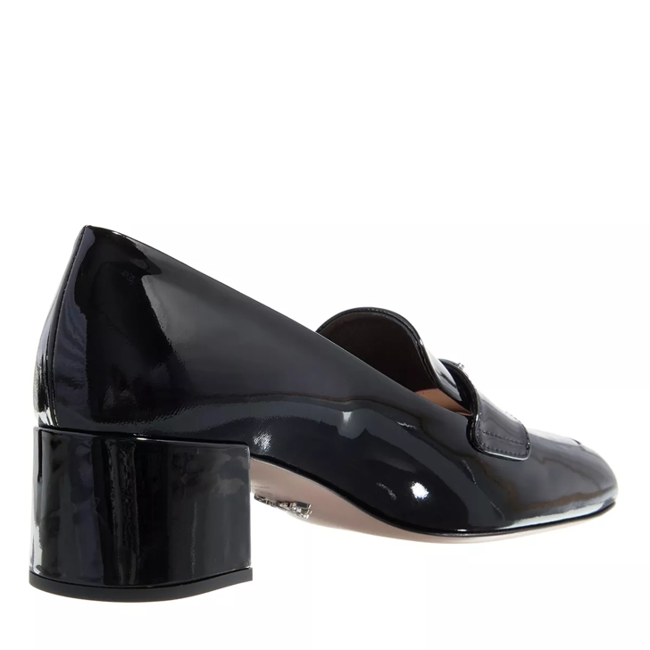 Prada Loafer With Triangle Logo Black Loafer