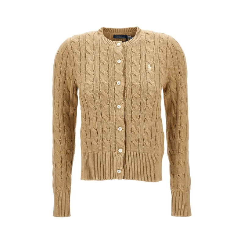 Polo Ralph Lauren Trui Long Sleeve Cardigan Neutrals