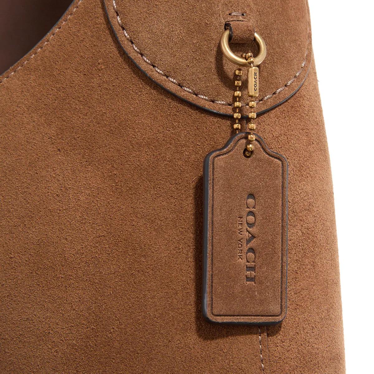 Coach Hobo bags Suede Brooklyn Shoulder Bag 28 in bruin