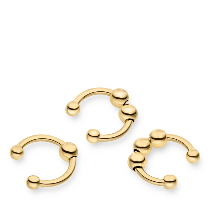 Liebeskind Berlin Mittellange Halskette Edelstahl Urban Chic gold(Image 3)