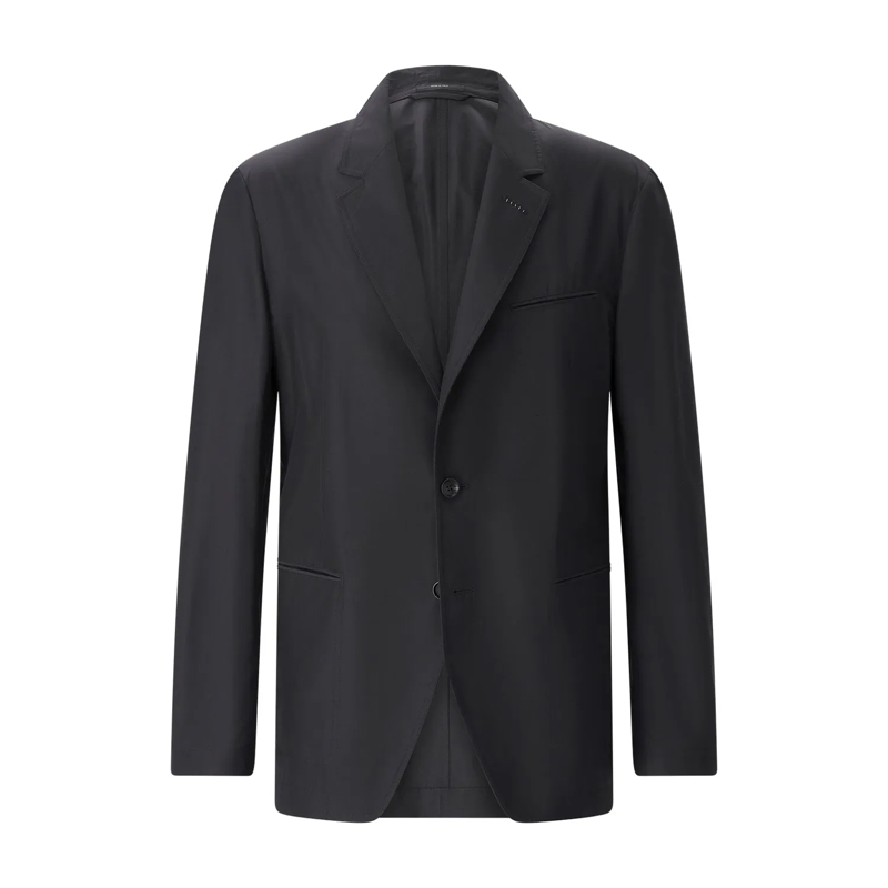 Tom Ford Veste de costume Sakko aus Baumwoll-Mix schwarz