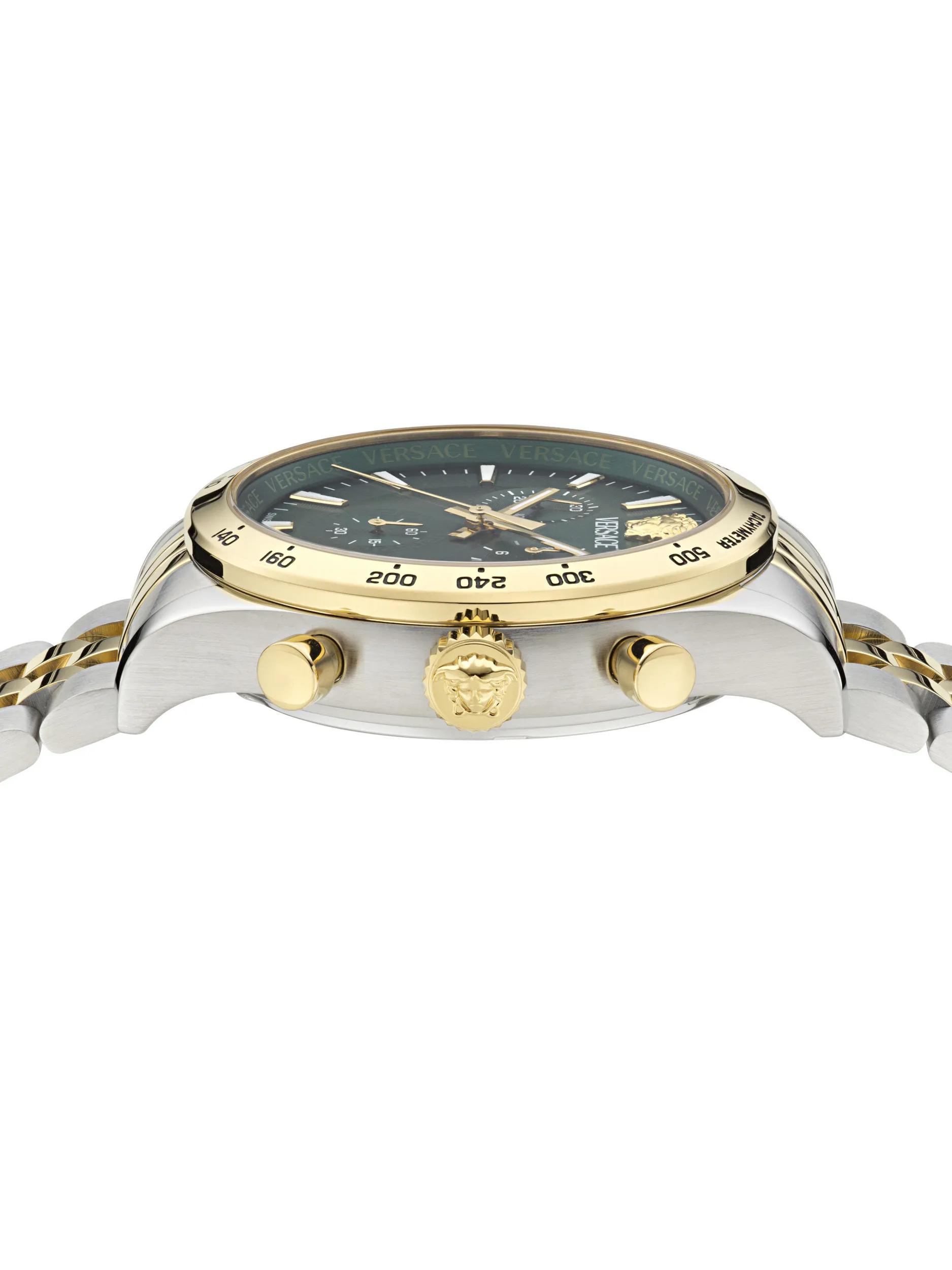 Thumbnail - Versace Uhren - Quartz Chronograph Watch Hell.chr Petite Spec. (Wc - Gr. unisize - in Grün - für Damen