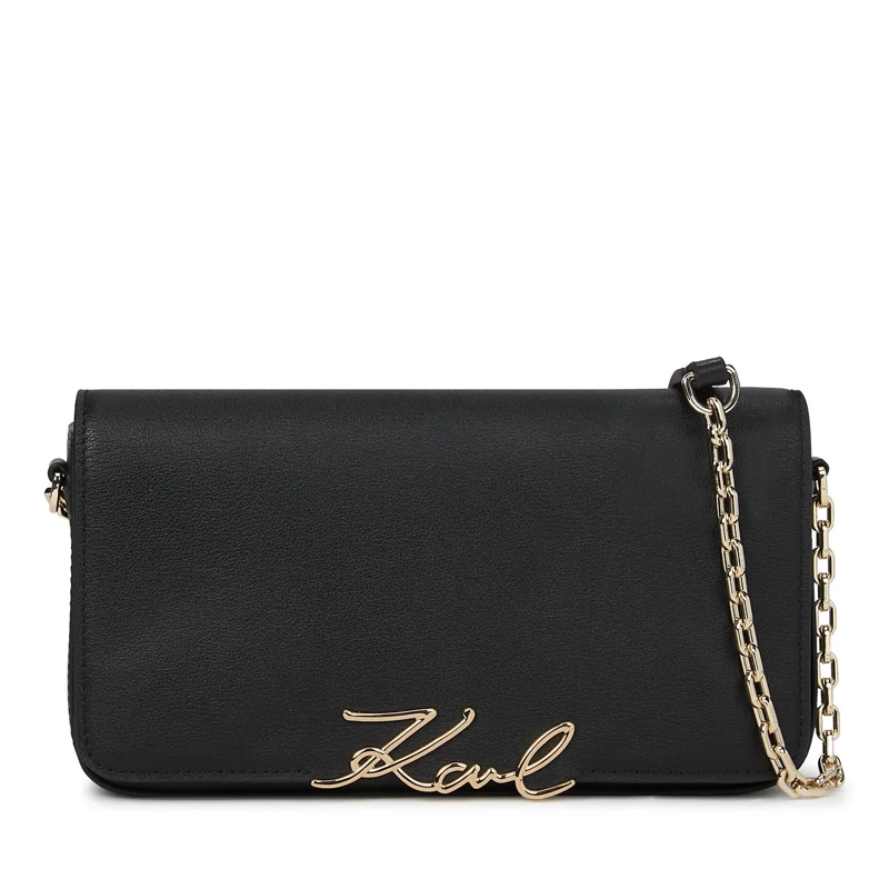 Karl Lagerfeld Schultertasche K/Signature Mini-Schultertasche schwarz