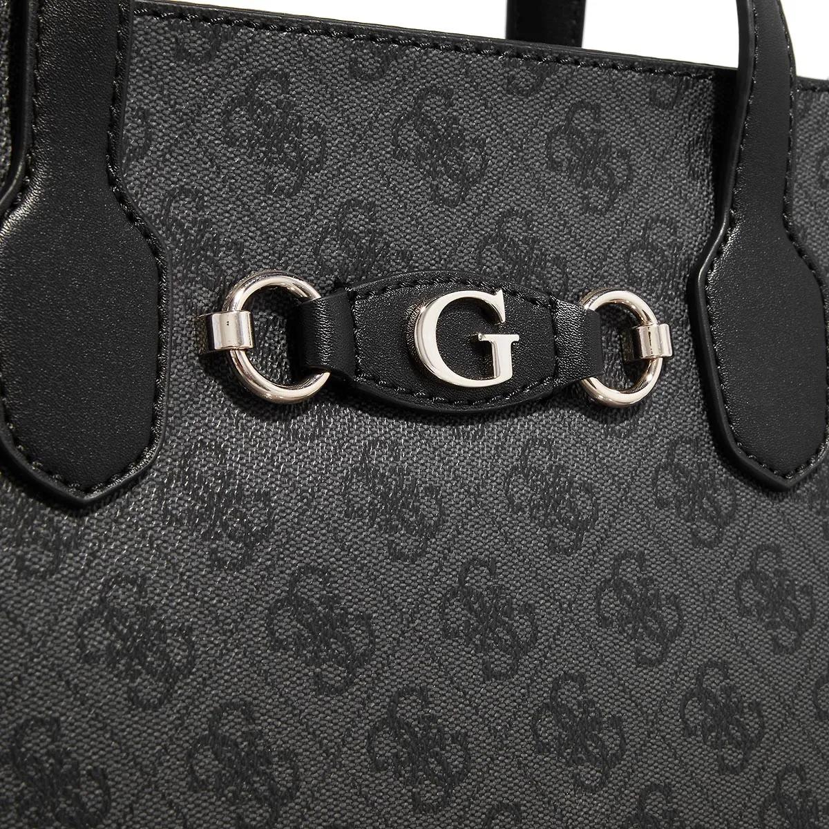 Guess Shoppers Izzy 2 Comp Tote in donkergrijs