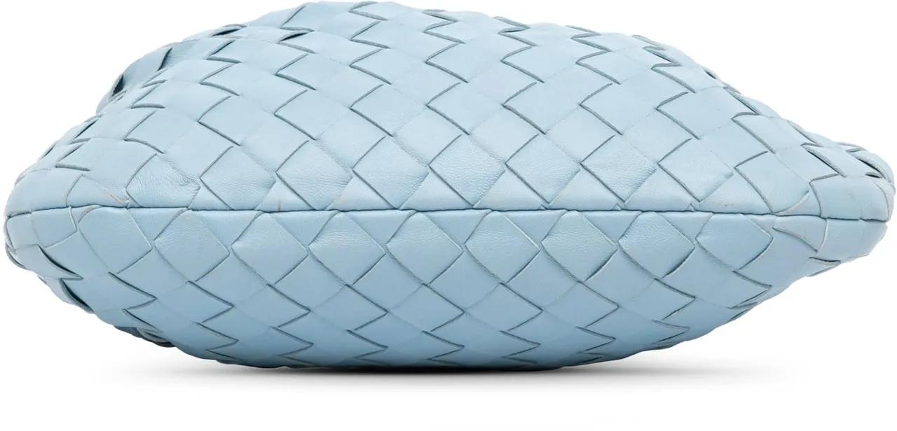 Bottega Veneta Hobo bags 2012-2023 Mini Nappa Intrecciato Jodie in blauw