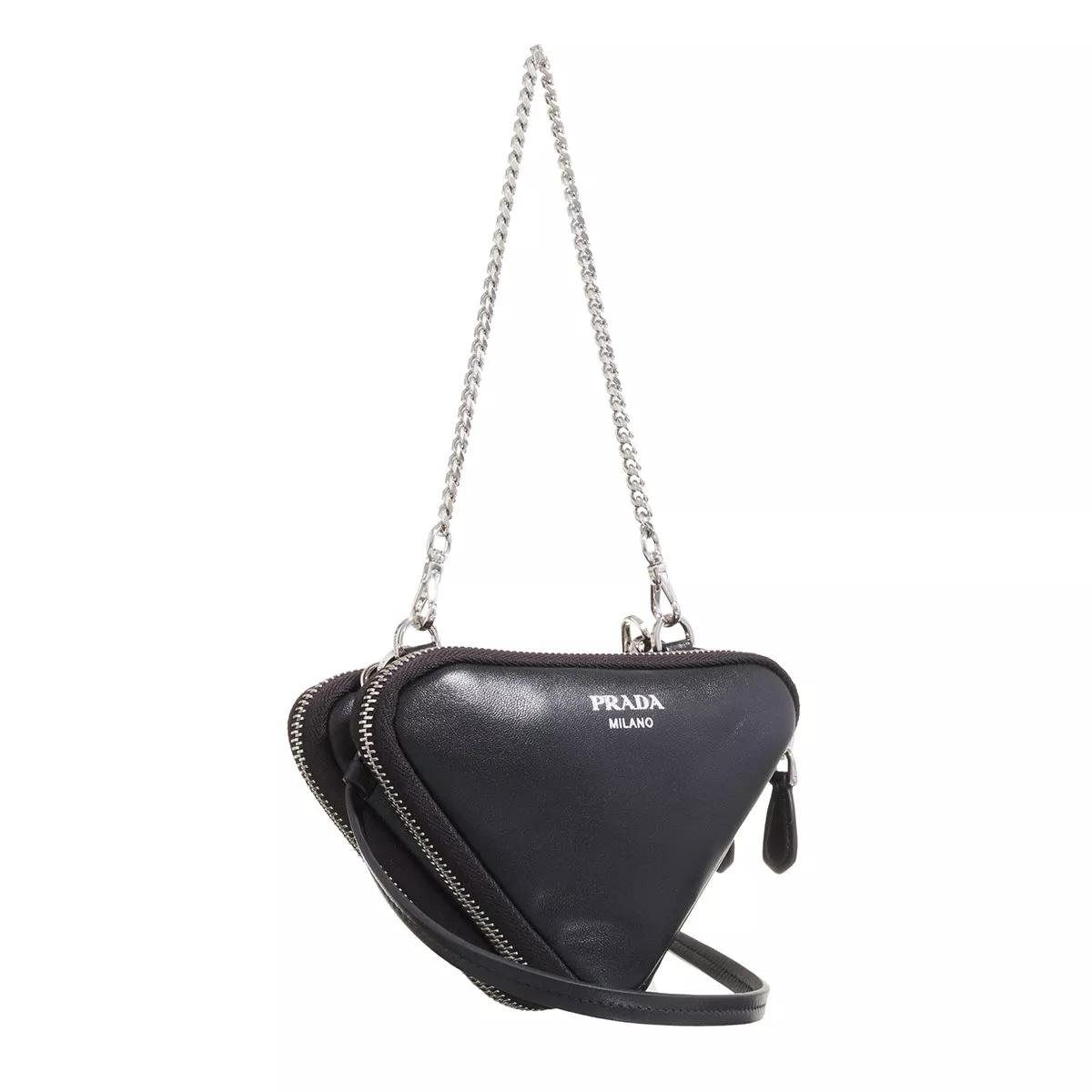 Prada Crossbody bags Soft Nappa Crossbody Bag in zwart
