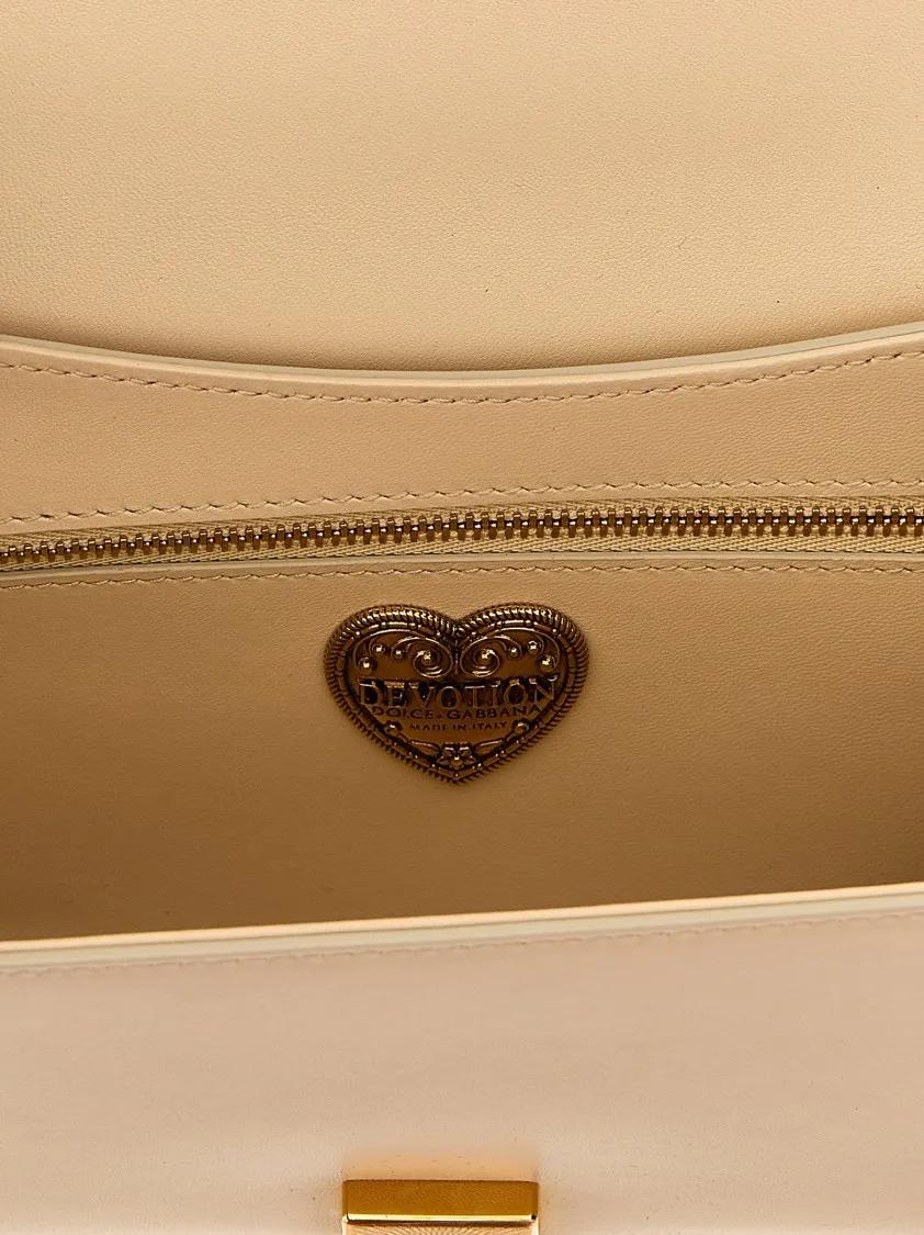 Dolce&Gabbana Hobo bags 'Devotion' Medium Shoulder Bag in beige