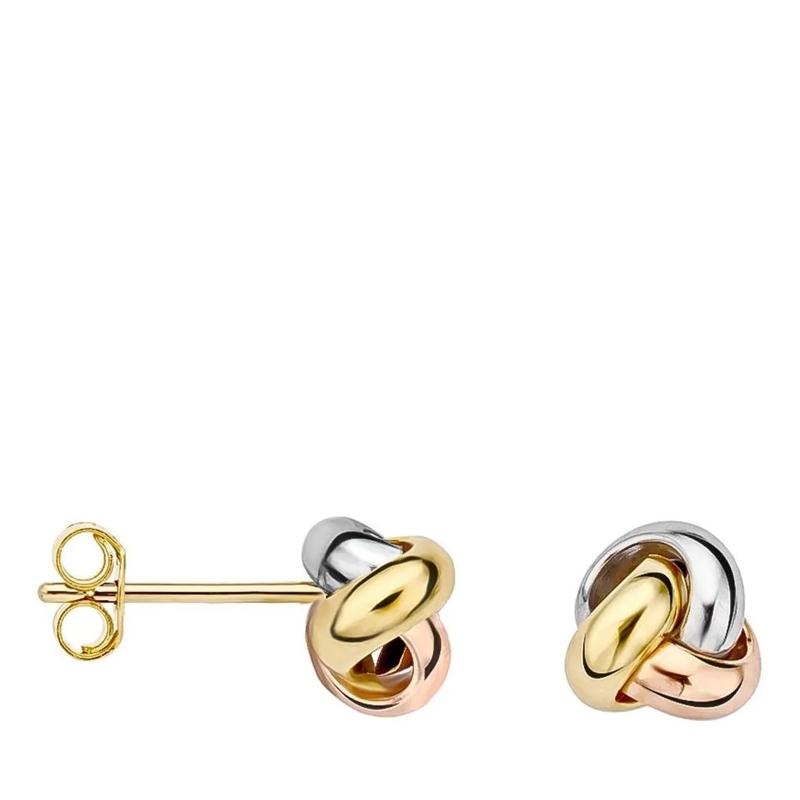 Blush Creolen Earrings 7157WYR - Gold (14k) White, Rose and Yellow Gold