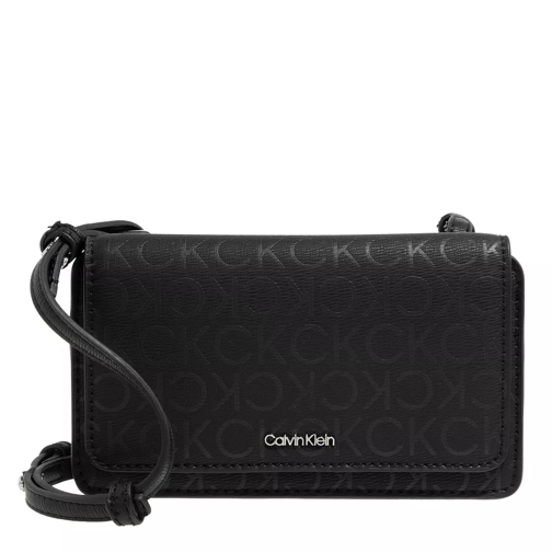 Calvin Klein Ck Must Mini Bag Epi Mono Black Mono Sac à bandoulière
