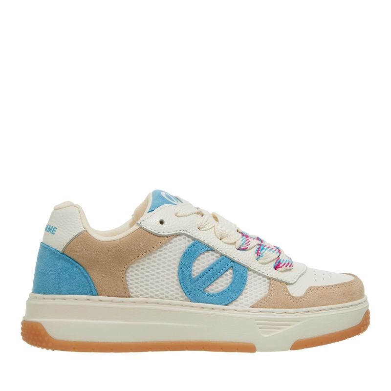 No Name Low-Top-Sneaker Alison Sneaker W Ivoire/Dove/Fluo Blue