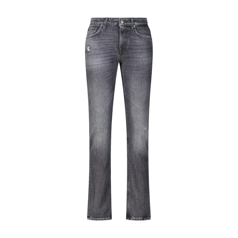 Dondup Freizeithose Slim-Fit Jeans Coco Dunkelgrau