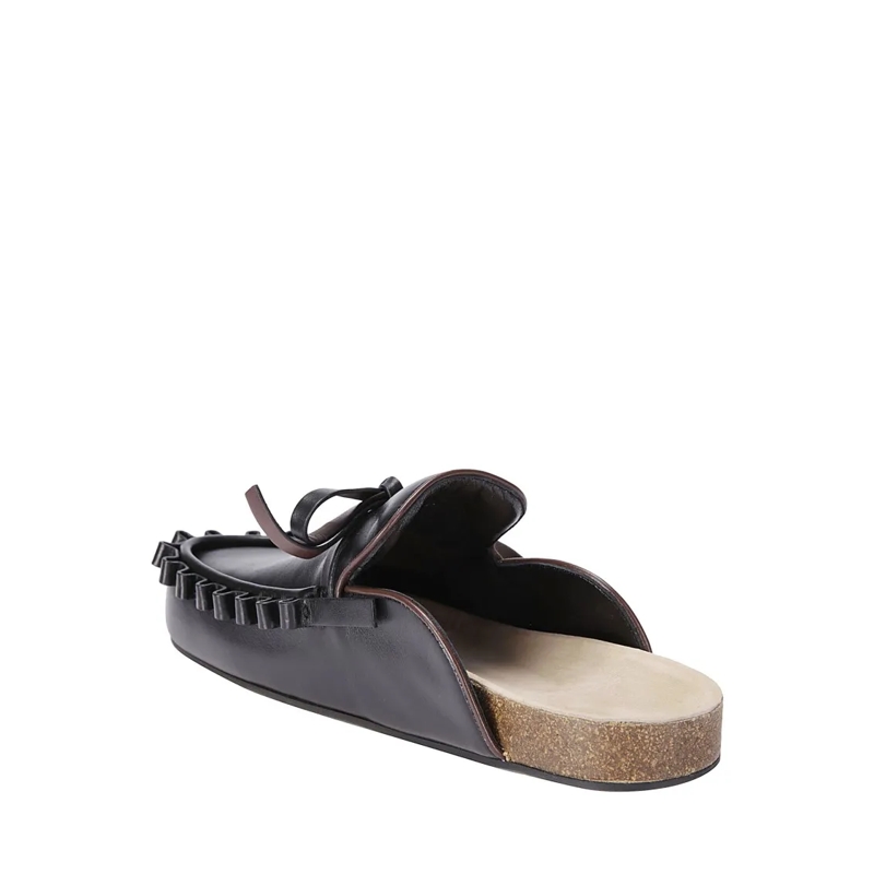 J.W.Anderson Mules Ruffle Loafer W Slipper Black (Image 3)