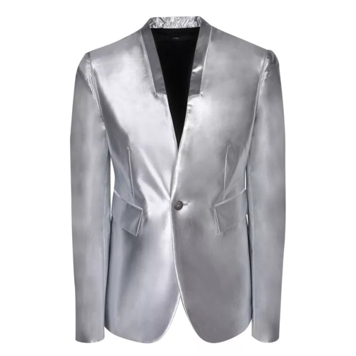 Sapio Single-Breasted Jacket Silver 