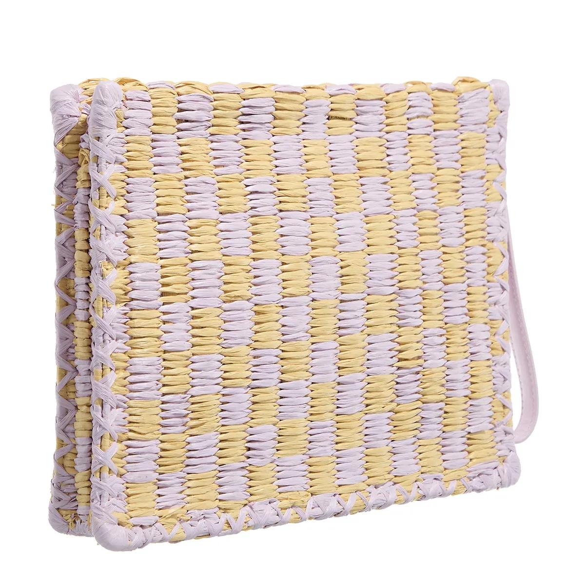 TORY BURCH Clutches Ella Crochet Pouch in beige