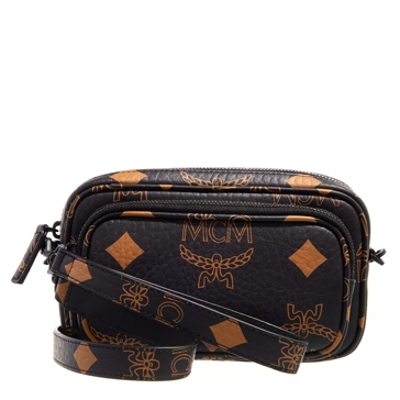 MCM Aren Crossbody Pouch In Monogram Leather in Natural
