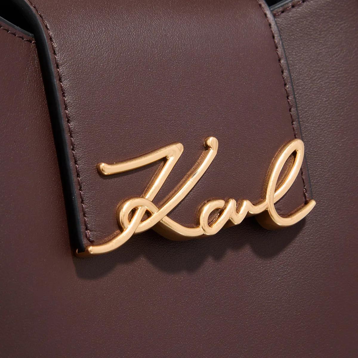 Karl Lagerfeld Hobo bags K Signature Hobo in rood