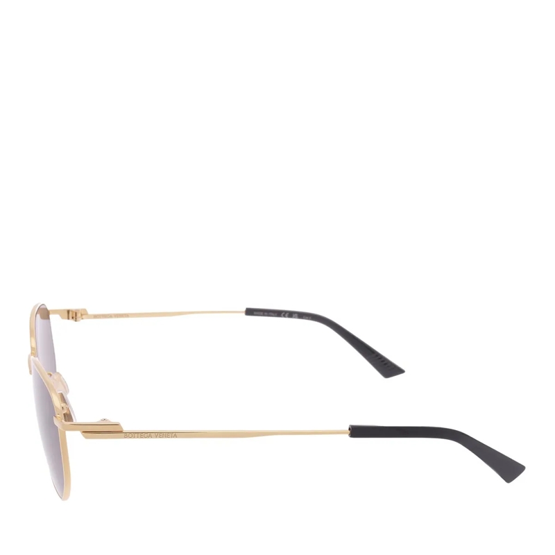 Bottega Veneta Sonnenbrille BV1301S-001 Gold-Gold-Grey(Image 4)