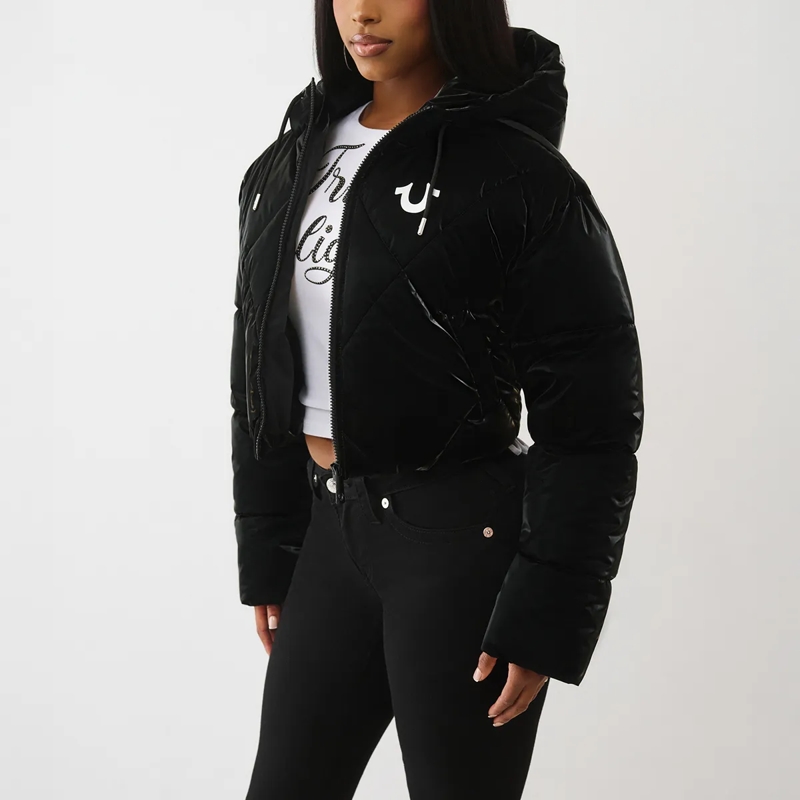 True Religion Daunenjacke Jacke schwarz(Image 3)