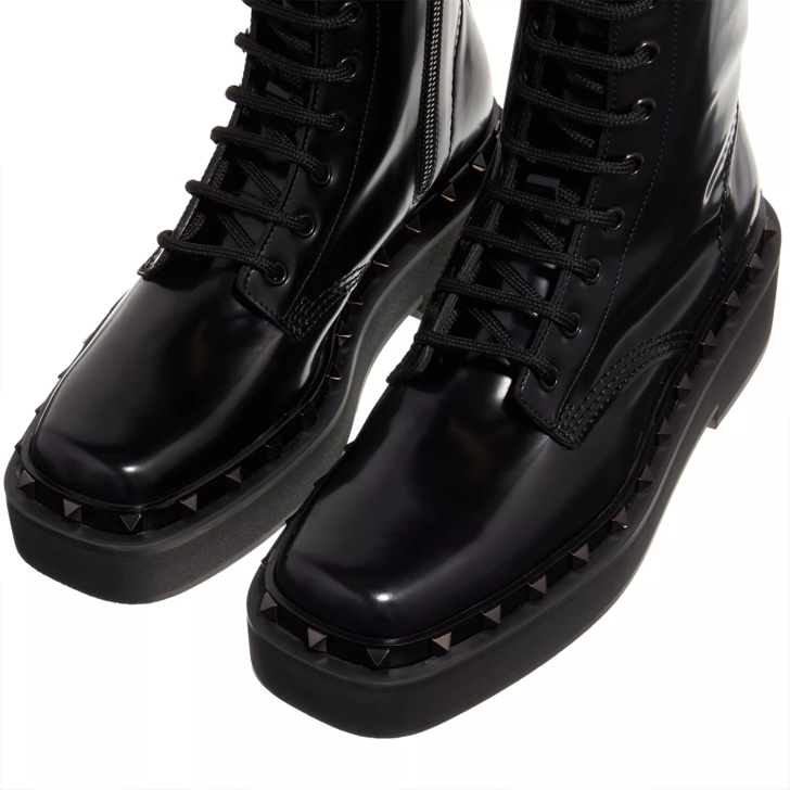 Valentino Garavani VLTN Boots Black Biker Boot