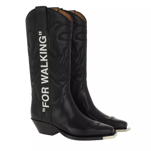 Off-White Cowboy Boots Black White Boot