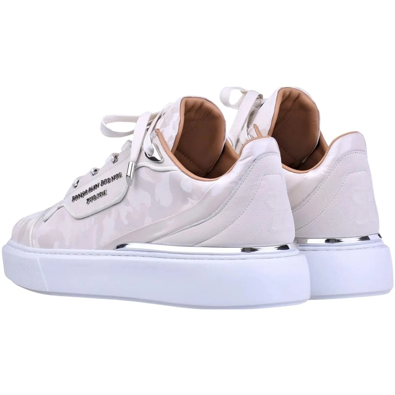BENJAMIN BERNER Low-Top-Sneaker Benjamin Berner Reflective Camouflage Sneakers Cre beige(Image 3)