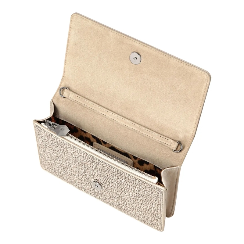 Philipp Plein Schultertasche Klappentasche Hexagon Verziert beige(Image 4)