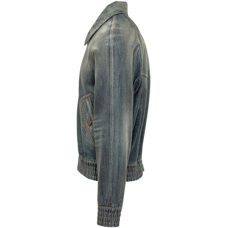 Burberry Veste en jean Giacca Denim con Collo Classico blau(Image 3)