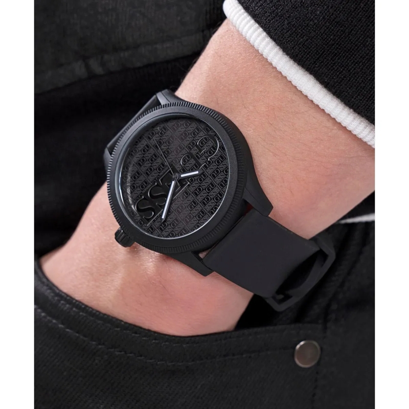 Guess Automatikuhr Quarz-Analoguhr Reputation schwarz(Image 2)