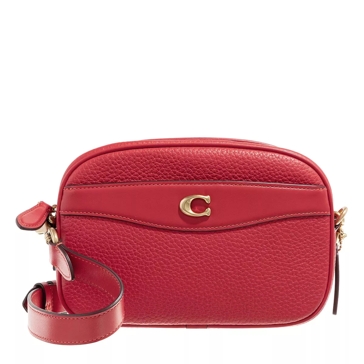 Coach red and online white purse