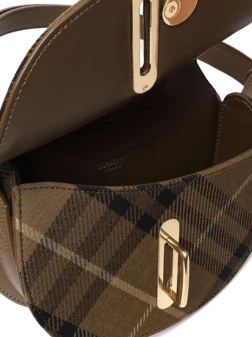 Burberry Shoppers Chocolate Brown Calf Leather Bag in bruin