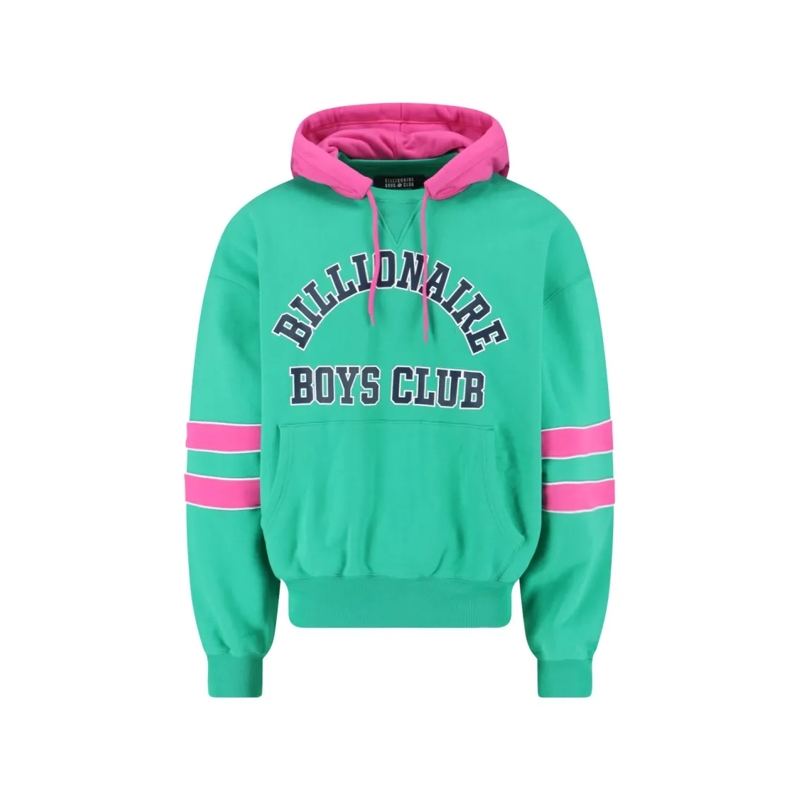 Billionaire Boys Club  Logo Hoodie – Green/Pink Multicolor