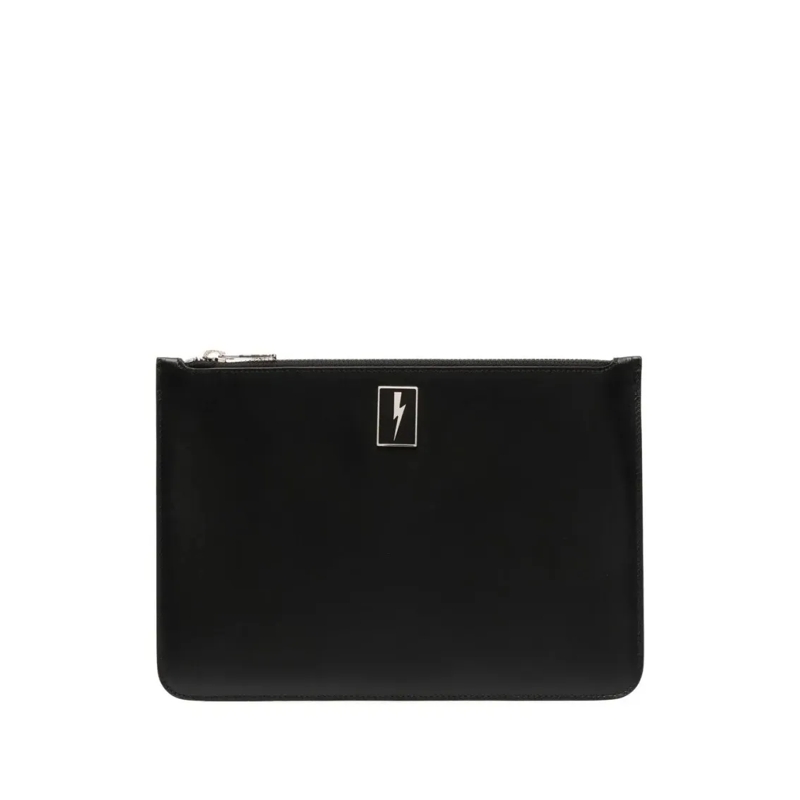 Neil Barrett Crossbody Bag Sleek Minimalist Bag With Structured Silhouette Black