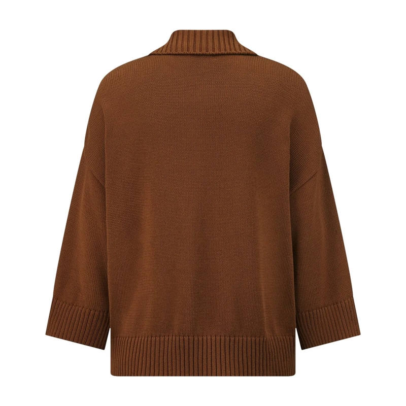 Riani Pull Strickpullover aus Baumwolle braun(Image 2)